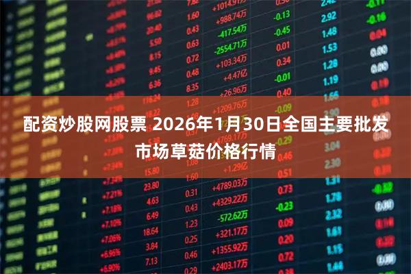 配资炒股网股票 2026年1月30日全国主要批发市场草菇价格行情