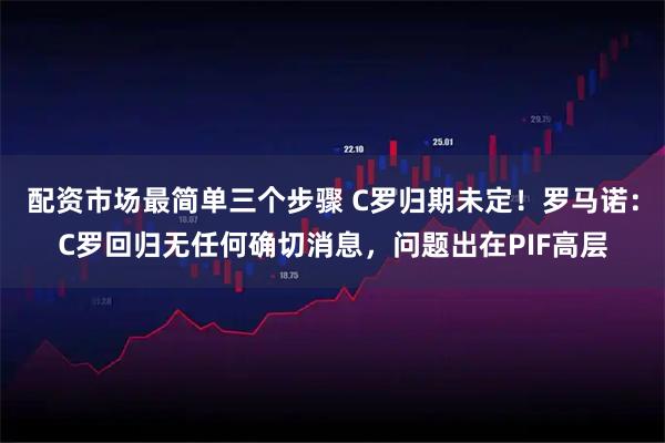 配资市场最简单三个步骤 C罗归期未定！罗马诺：C罗回归无任何确切消息，问题出在PIF高层